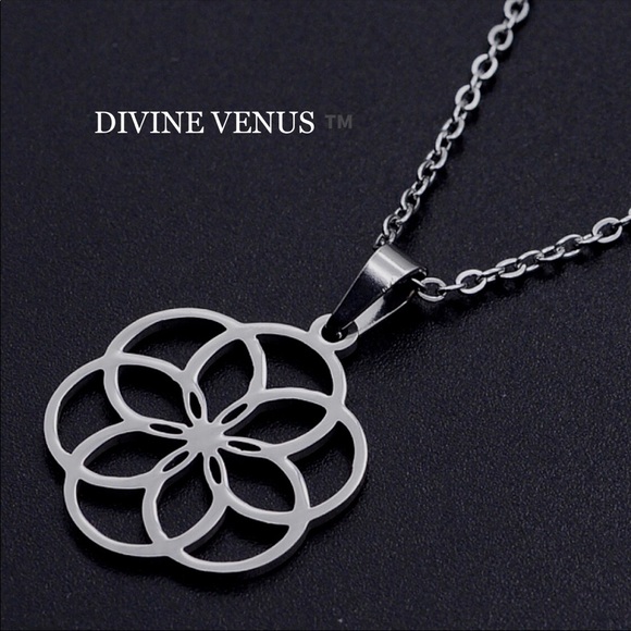 Seed of Life Sacred Geometry Necklace - Picture 10 of 10